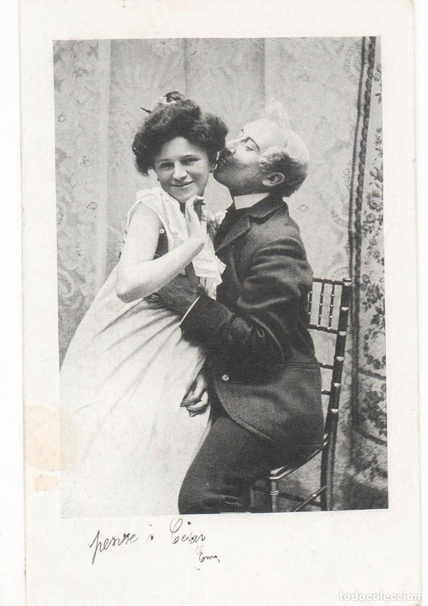 Postales: Postal francesa principios del XX- er&oacute;tica- circulada-