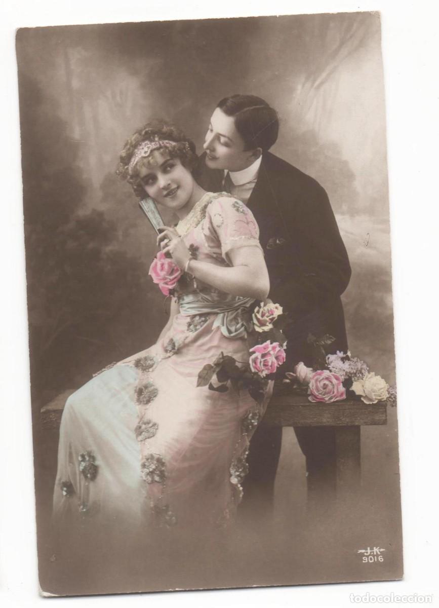 Postales: Postal francesa principios del XX- escrita-Rom&aacute;ntica-