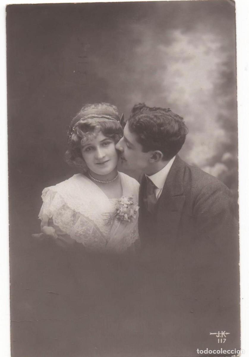 Postales: Postal francesa principios del XX- escrita-Rom&aacute;ntica-