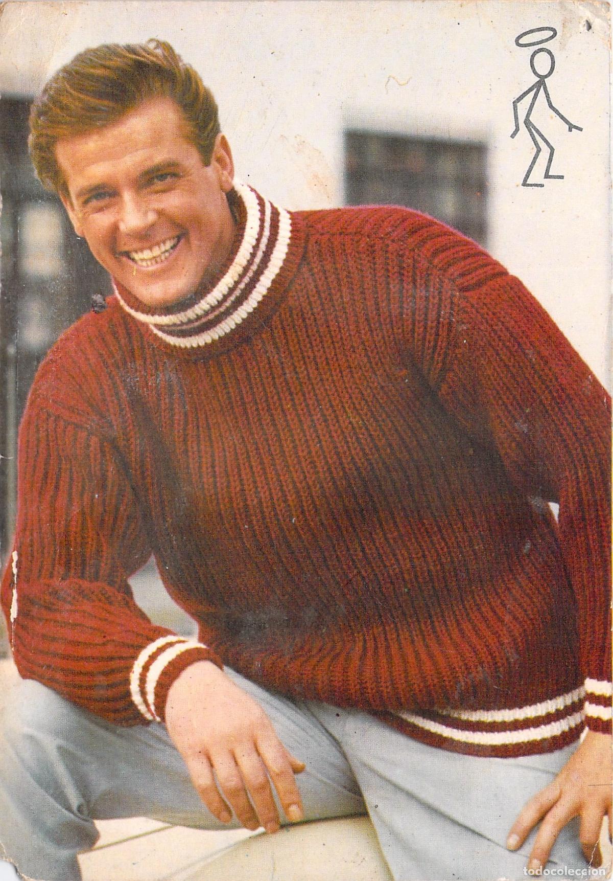 Postales: Postal de Roger Moore actor de cine