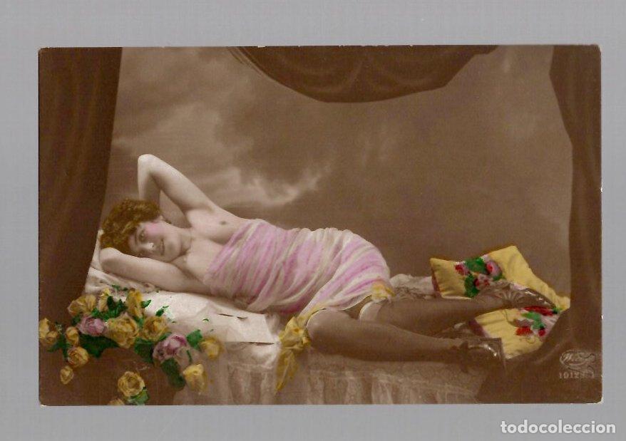Postales: TARJETA POSTAL ER&Oacute;TICA COLOREADA. WICO. C.1910