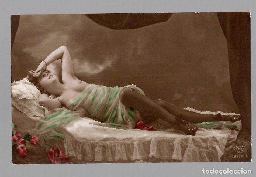 Postales: TARJETA POSTAL ER&Oacute;TICA COLOREADA. WICO. C.1910