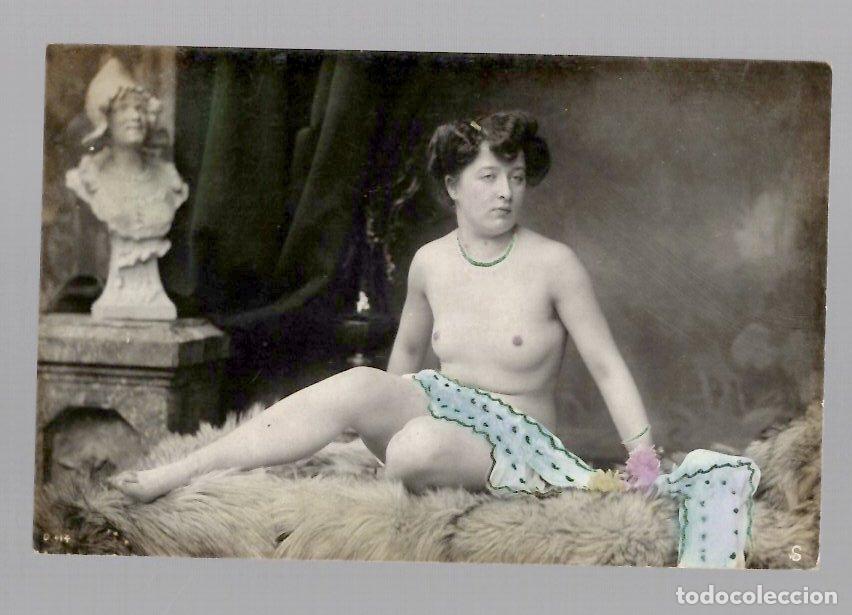 Postales: TARJETA POSTAL ER&Oacute;TICA COLOREADA. LC.1910