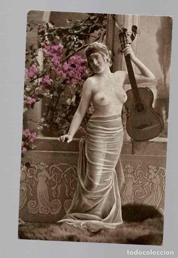 Postales: TARJETA POSTAL ER&Oacute;TICA COLOREADA. SCON. C.1910