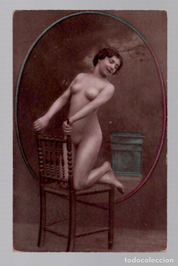 Postales: TARJETA POSTAL ER&Oacute;TICA COLOREADA. C.1910