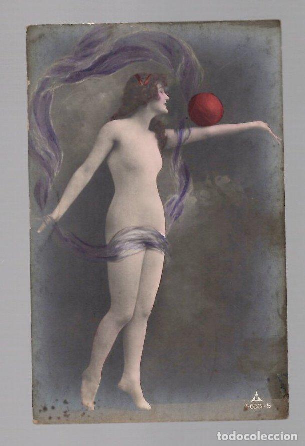 Postales: TARJETA POSTAL ER&Oacute;TICA COLOREADA. NBC. C.1910