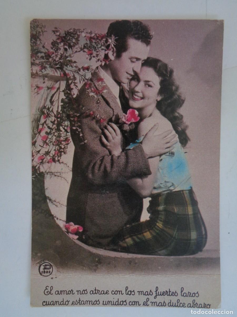 Postales: POSTAL GALANTE CON PAREJA ENAMORADA. REEDICION DE HISTORIA GRAFICA DEL SIGLO XX