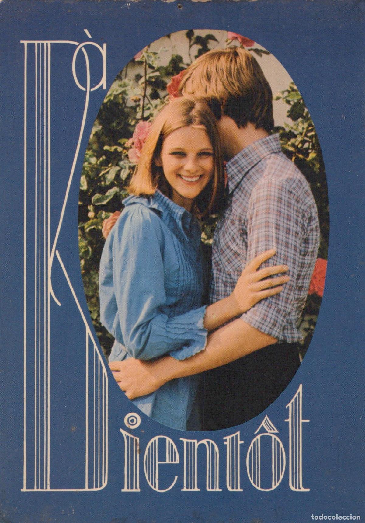 Postales: France Couple Romantique Jeunes Gens Roses Amour *YAG362