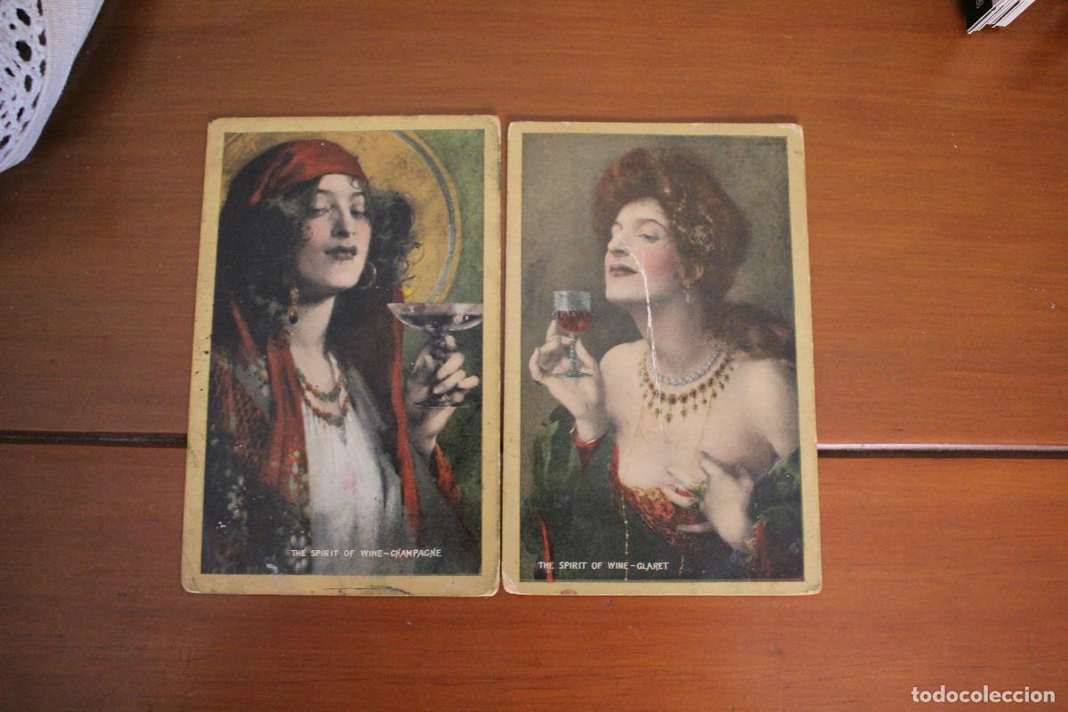 Postales: Dos postales antiguas de principios del siglo XX