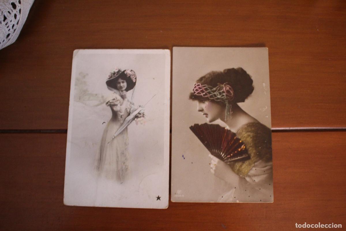 Postales: Dos postales antiguas de 1913.