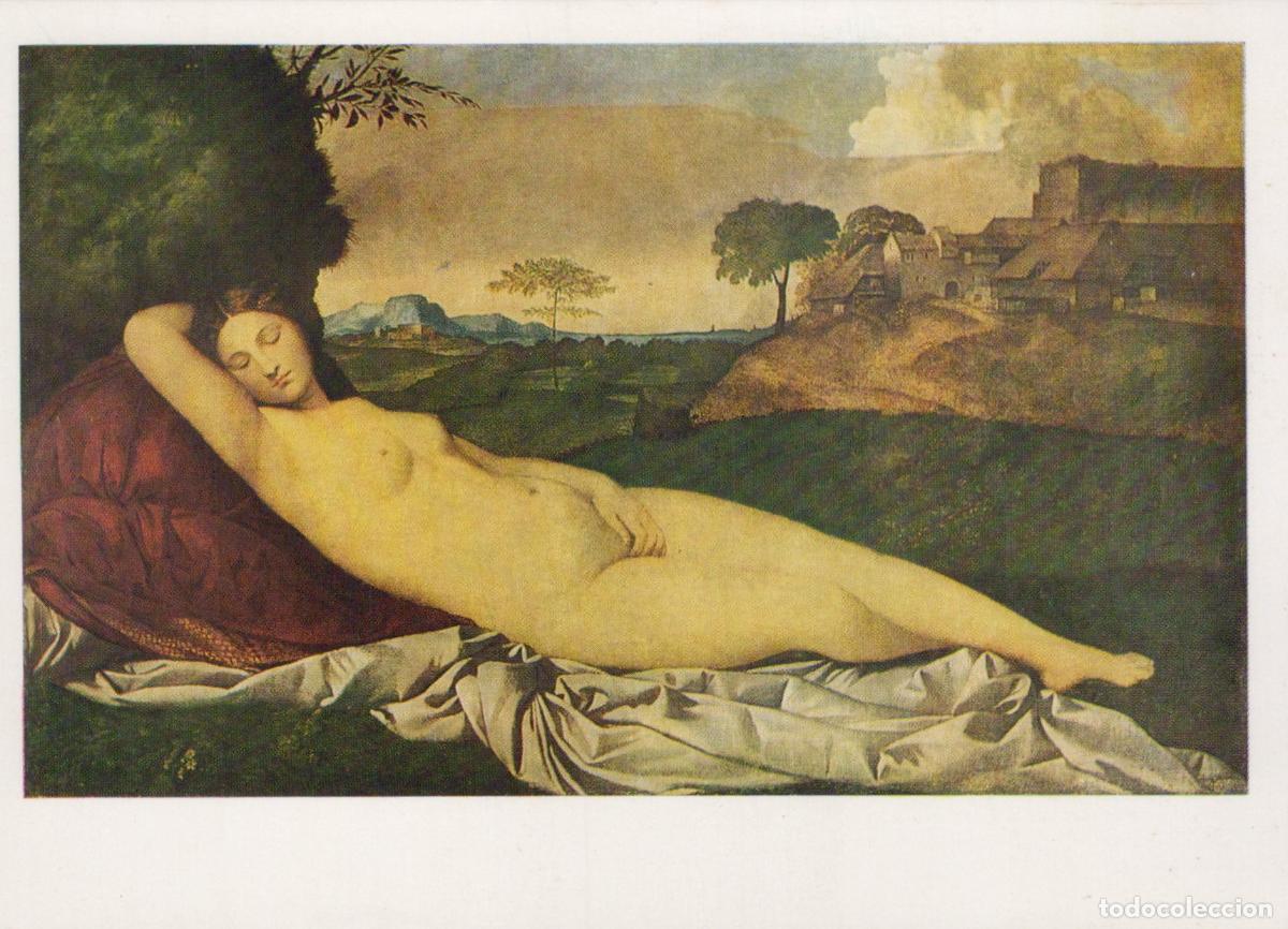 Postales: Germany Dresden Giorgione Sleeping Venus Nude Painting Unposted *YAU868