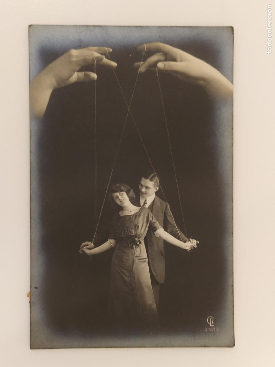 Postales: MARIONETAS HUMANAS - FOTOGRAFICA - POSTAL ANTIGUA -(116.693)
