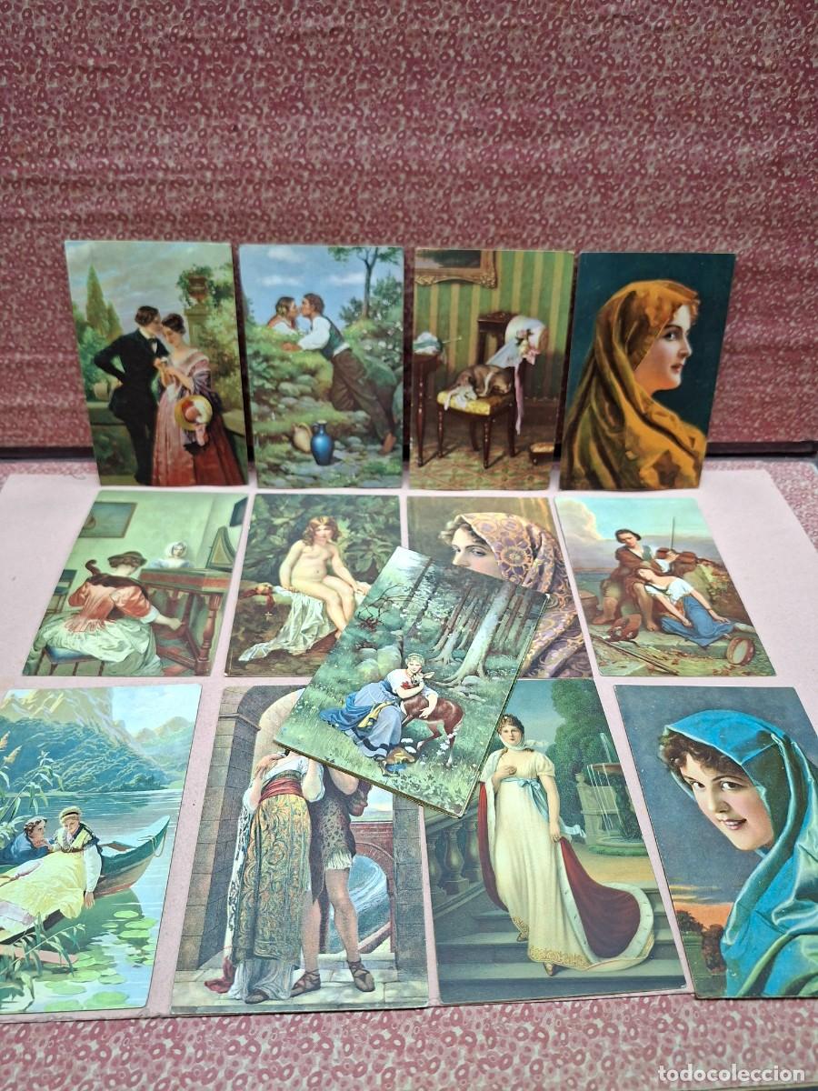 Postais: LOTE COLECCI&Oacute;N ANTIGUAS POSTALES ROMANTICAS STENGEL & CO