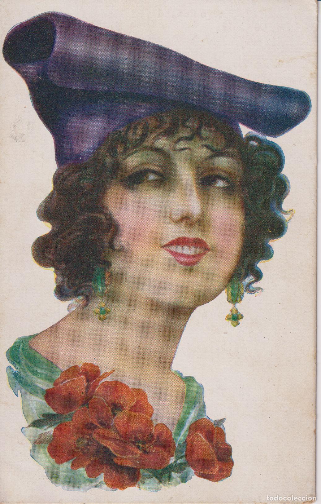 Postais: POSTAL ILUSTRADOR: RAMON MIR, SERIE: TIPO CATAL&Agrave; &ndash; EDITA ANDREU MIR - ESCRITA