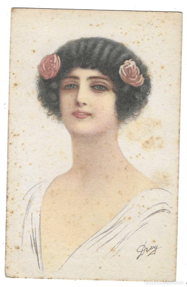 Postales: Postal Italia. Rostro de Mujer. ref. 7-galan2