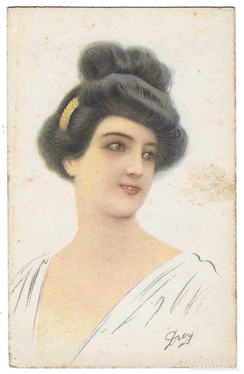 Postales: Postal Italia. Rostro de mujer. ref. 7-galan4