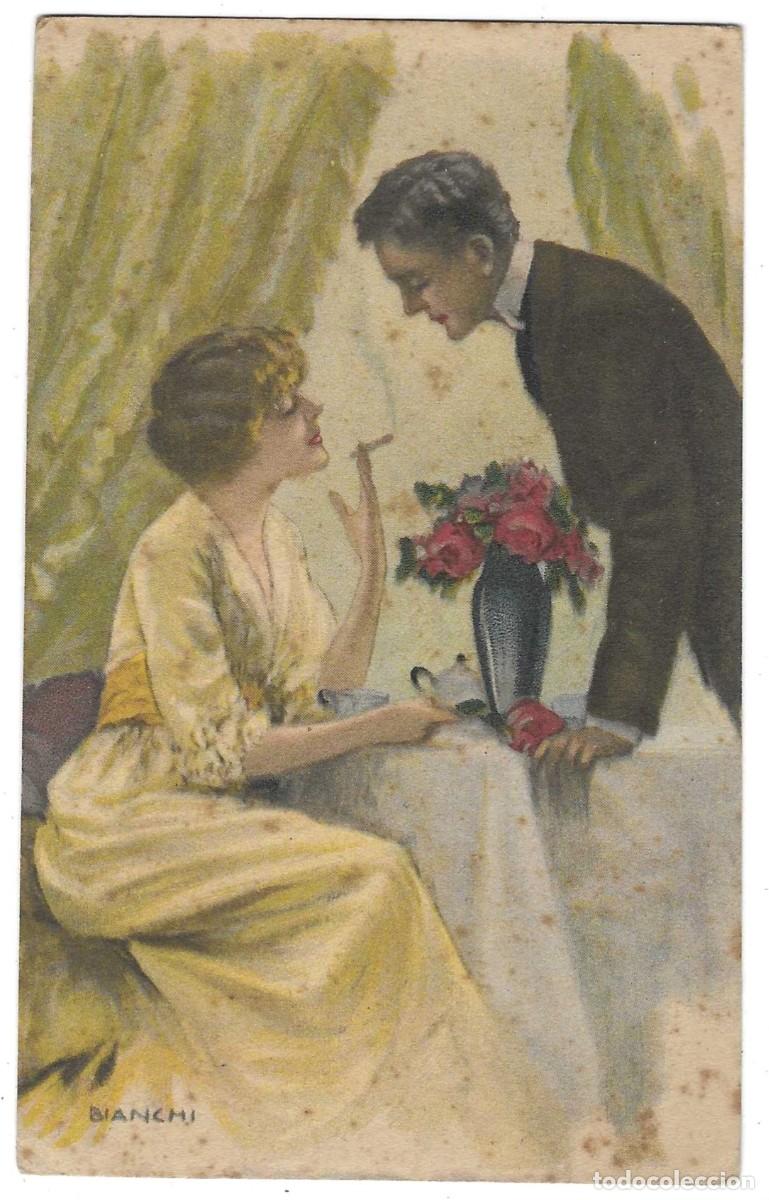 Postales: Postal Italia. Pareja. Bianchi. ref. 7-galan6