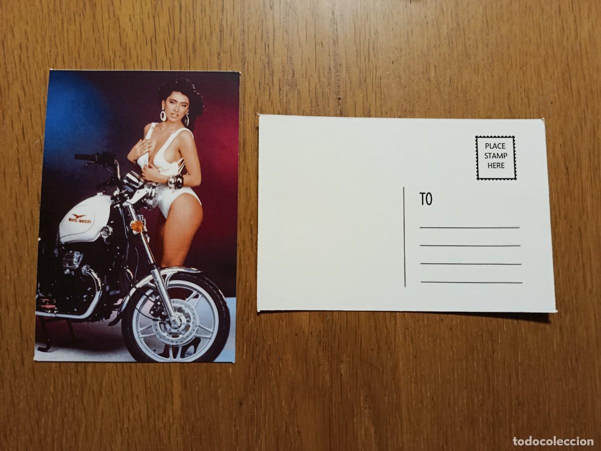 Postales: Postal Sabrina Salerno Moto Guzzi