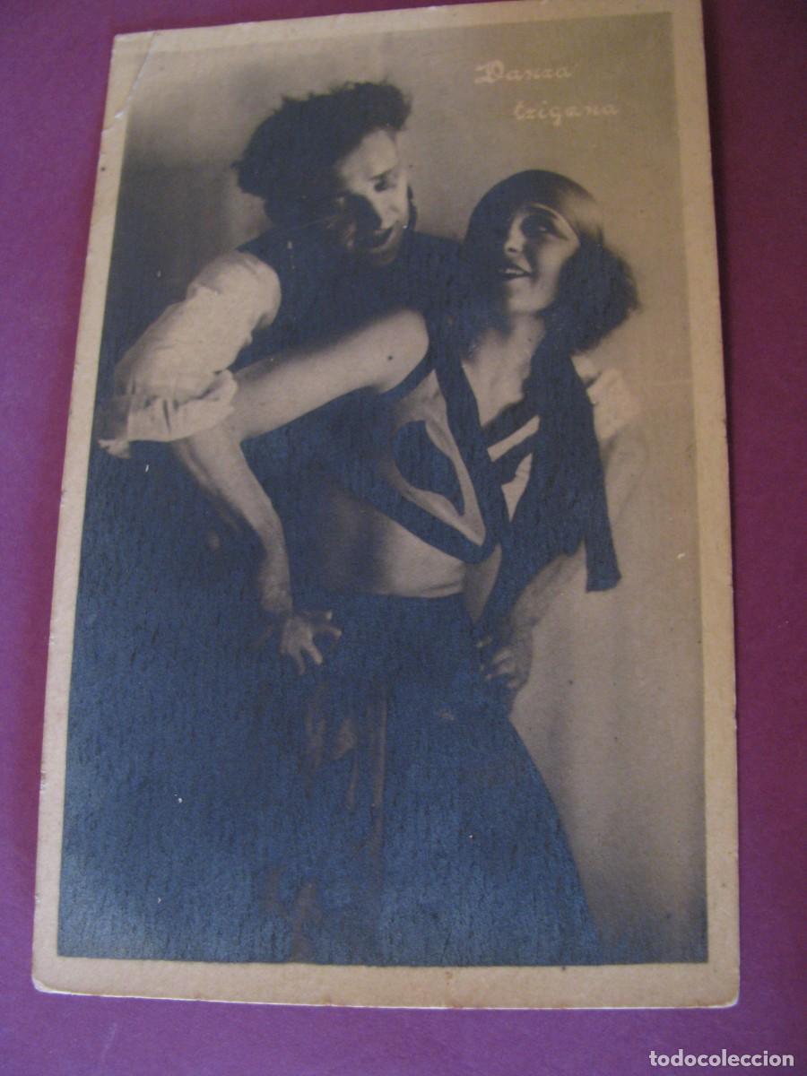 Postales: ANTIGUA POSTAL. DANZA TZIGANA. UNIONE BROMOGRAFICA, MILANO. ITALIA.
