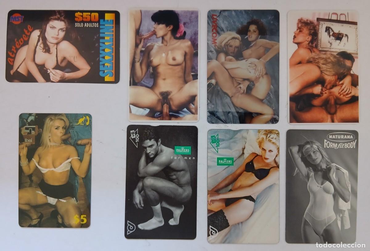 Postales: (4) LOTE DE 8 TARJETAS EROTICAS