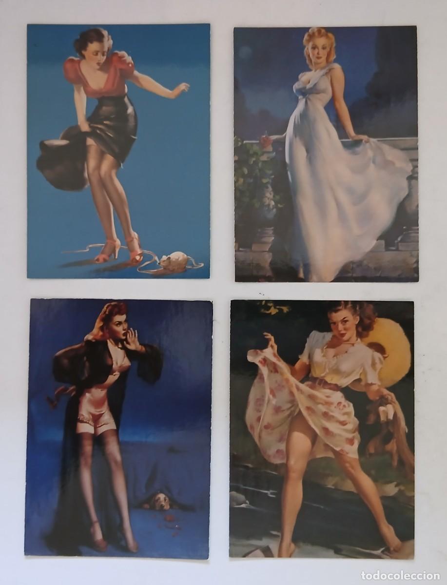 Postales: (4) LOTE DE 5 TARJETAS EROTICAS DE PINUS