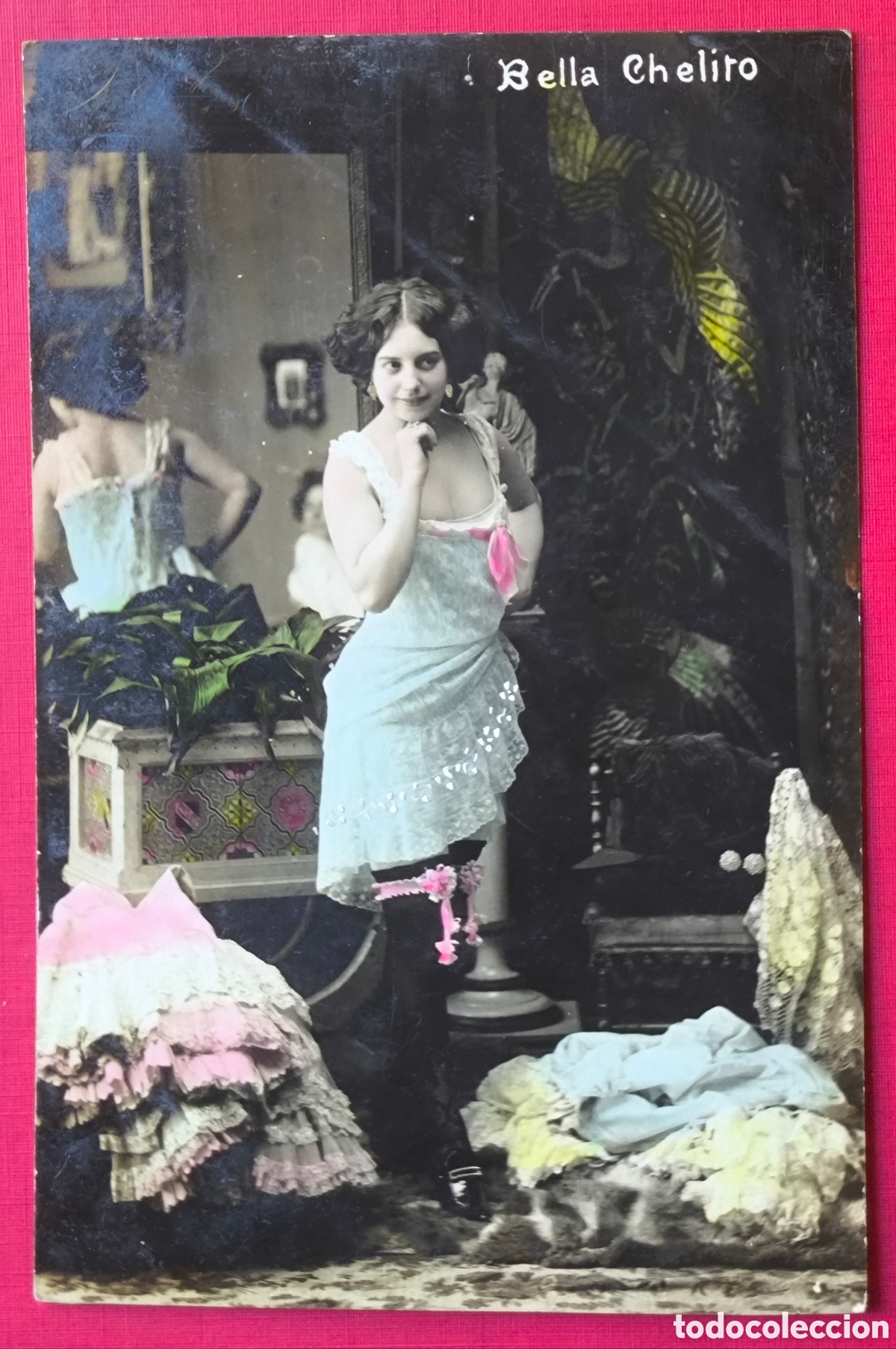 Postales: BELLA CHELITO ARTISTA CUPL&Eacute; POSTAL FOTOGR&Aacute;FICA ILUMINADA C. 1915