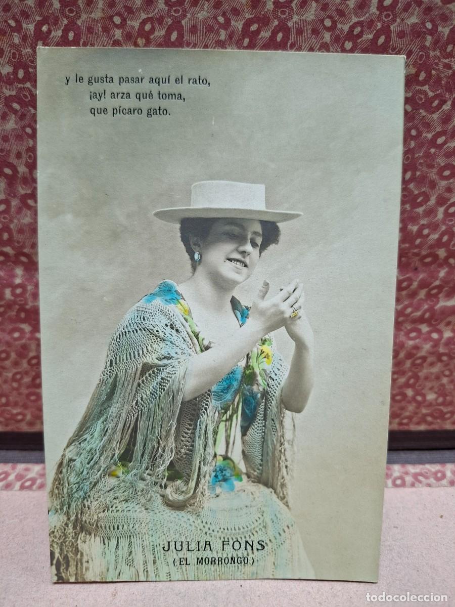 Postales: ANTIGUA POSTAL ACTRIZ COUPLETISTA JULIA FONS EL MORRONGO