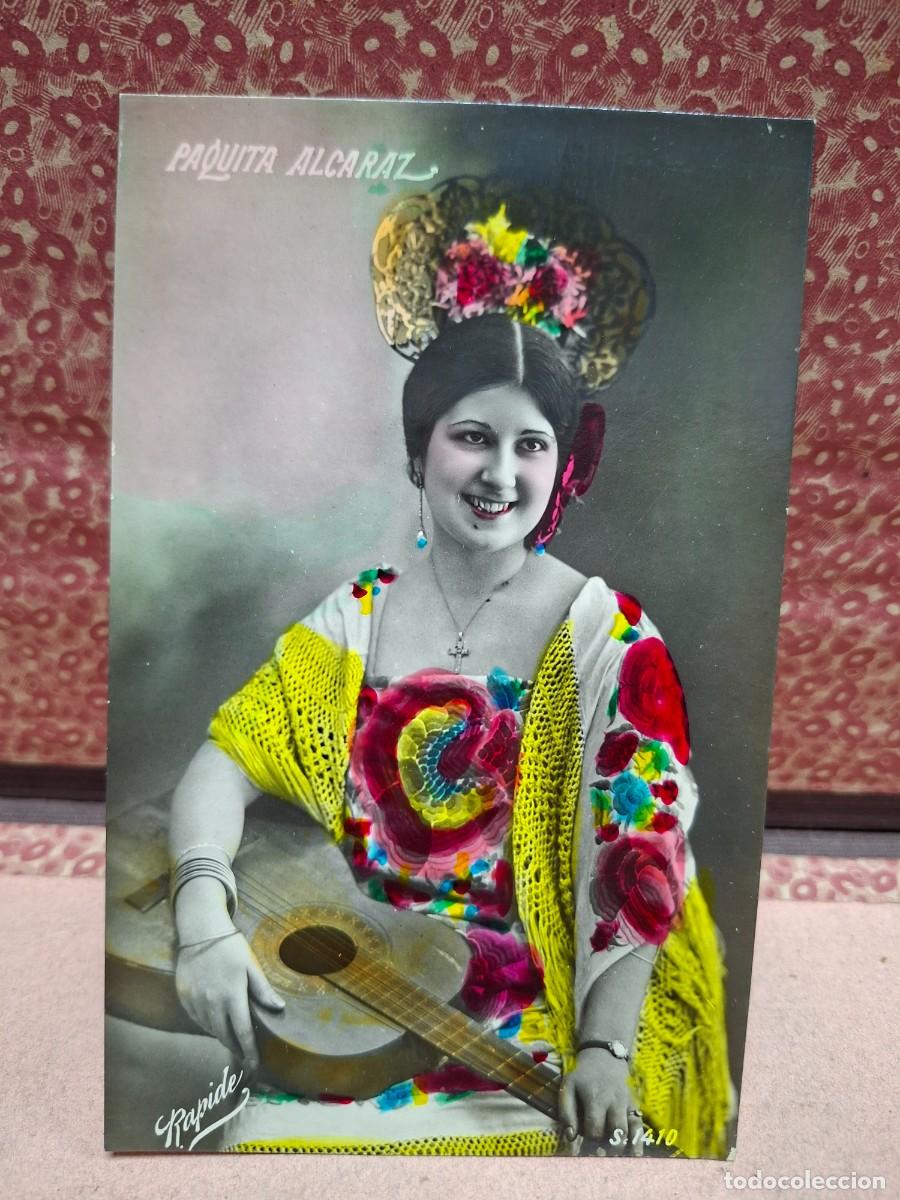 Postales: ANTIGUA POSTAL ACTRIZ COUPLETISTA PAQUITA ALCARAZ