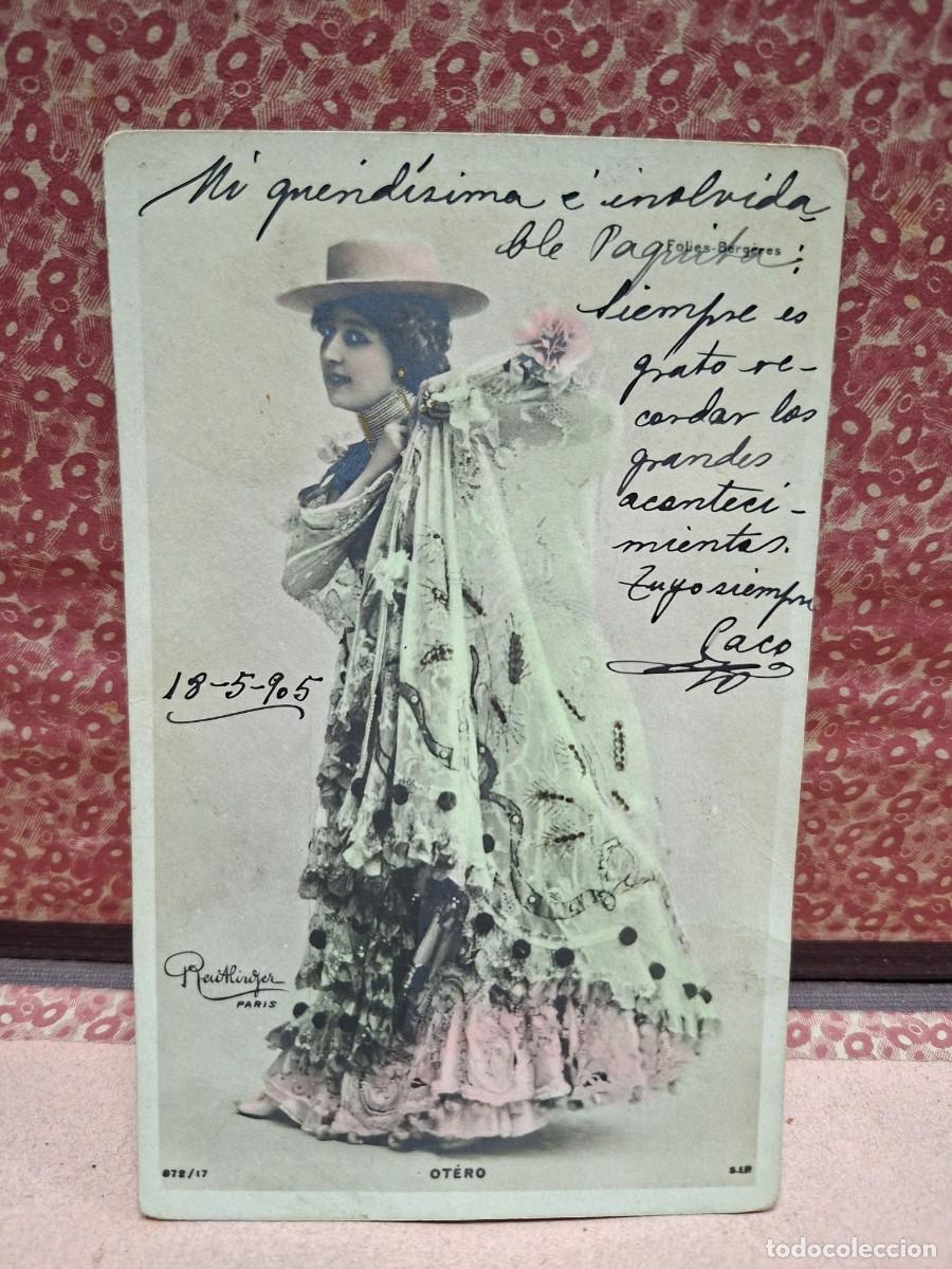 Postales: ANTIGUA POSTAL ACTRIZ COUPLETISTA OTERO 1905