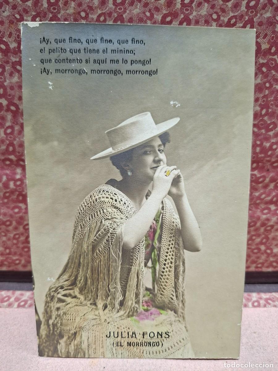 Postales: ANTIGUA POSTAL ACTRIZ COUPLETISTA JULIA FONS EL MORRONGO