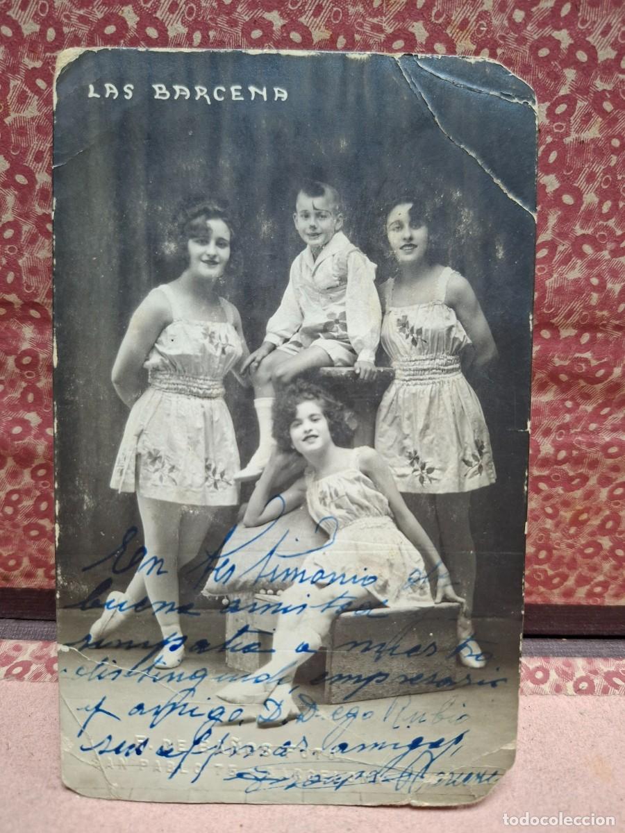 Postales: ANTIGUA FOTOGRAFIA LAS BARCENA BAILARINAS VARIEDADES ACTRIZ COUPLETISTA
