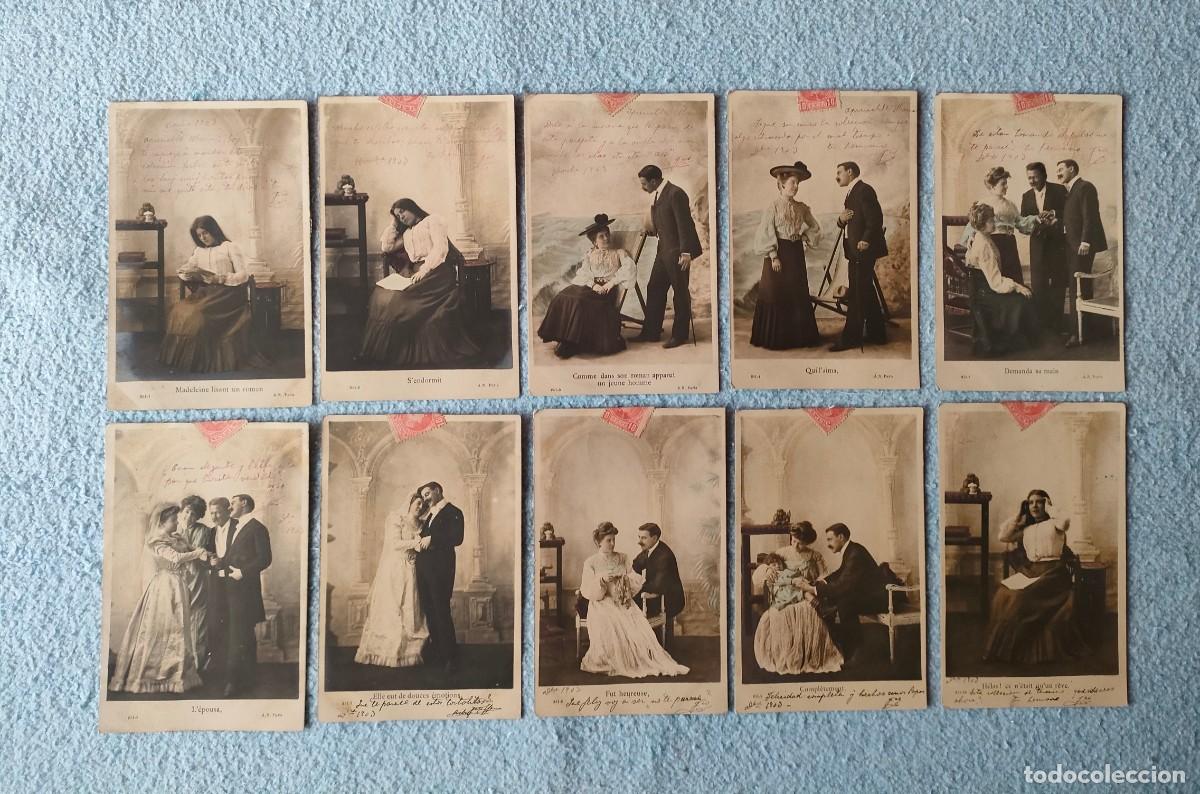 Postales: Serie completa de 10 postales de 1903 251 A.N.Paris