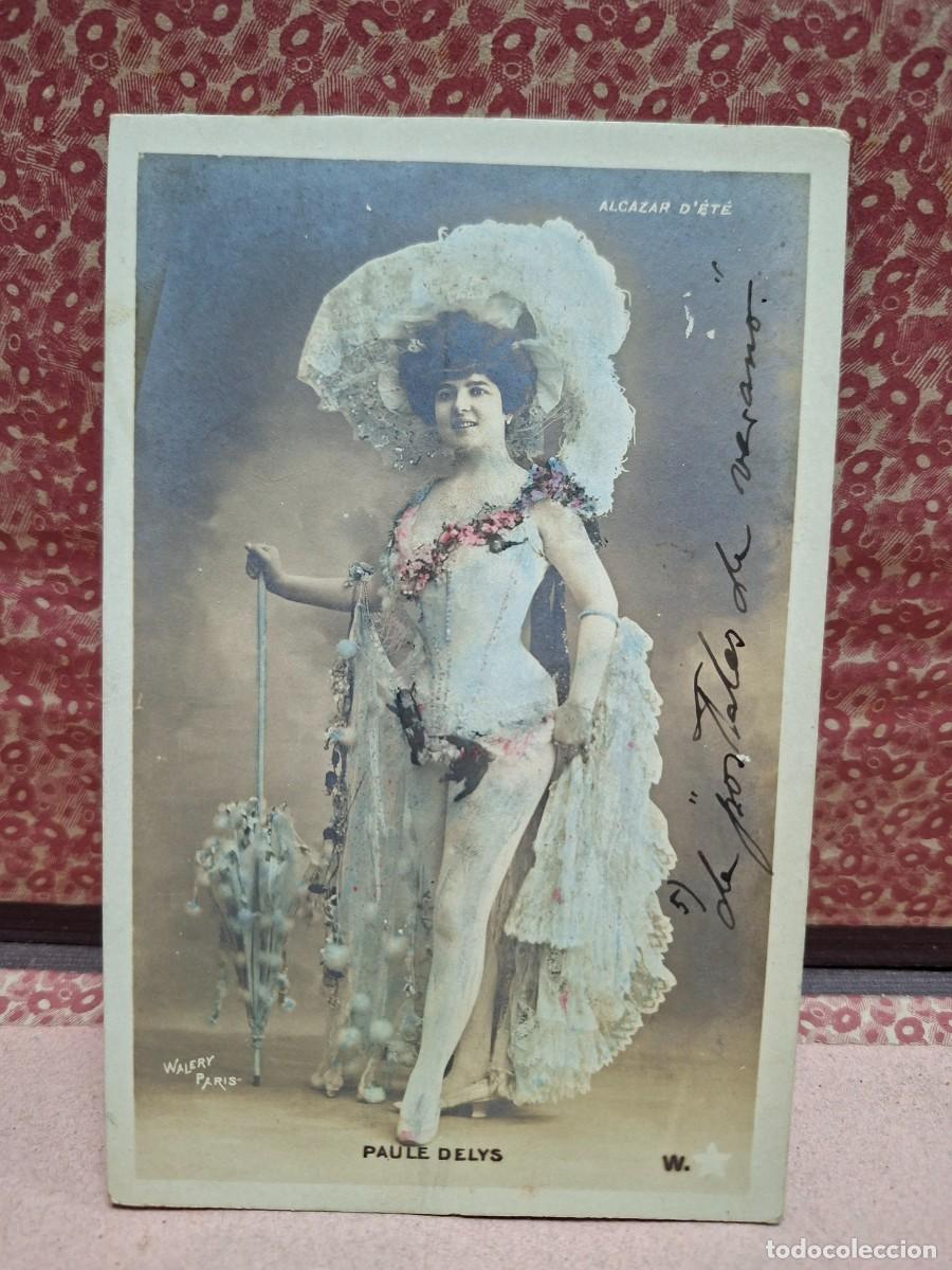 Postales: ANTIGUA POSTAL ROMANTICA ACTRIZ COUPLETISTA PAULE DELYS