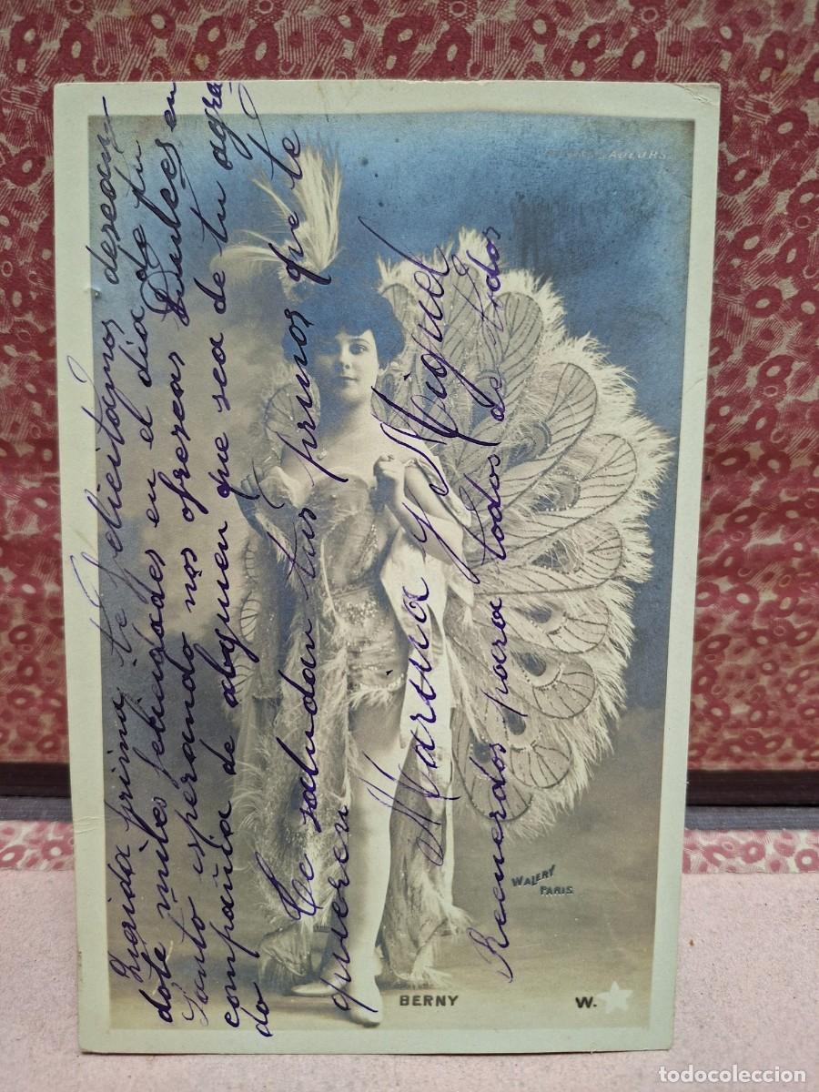 Postales: ANTIGUA POSTAL ROMANTICA ACTRIZ COUPLETISTA BERNY