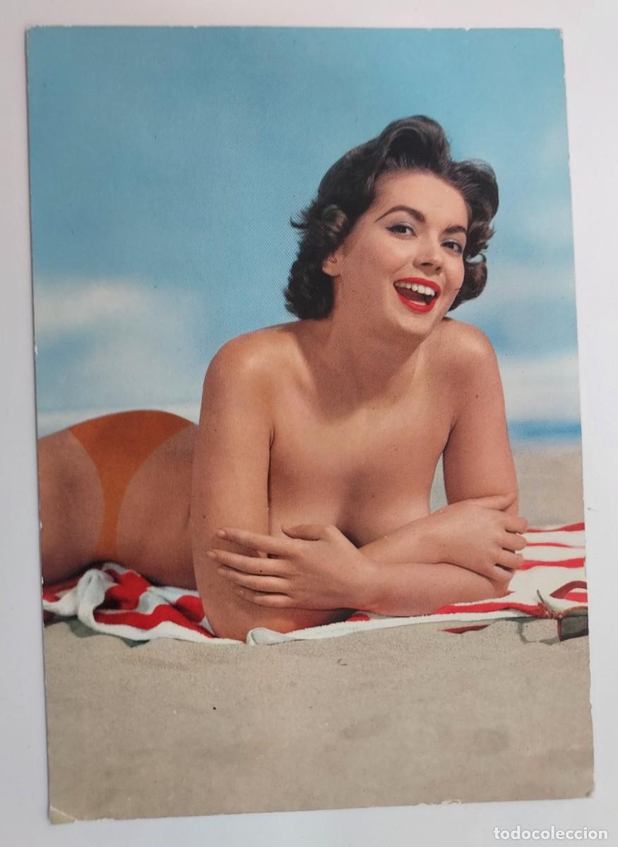Postales: POSTAL VINTAGE ESTILO PIN-UP MUJER PLAYA. SIN CIRCULAR. FRANCIA
