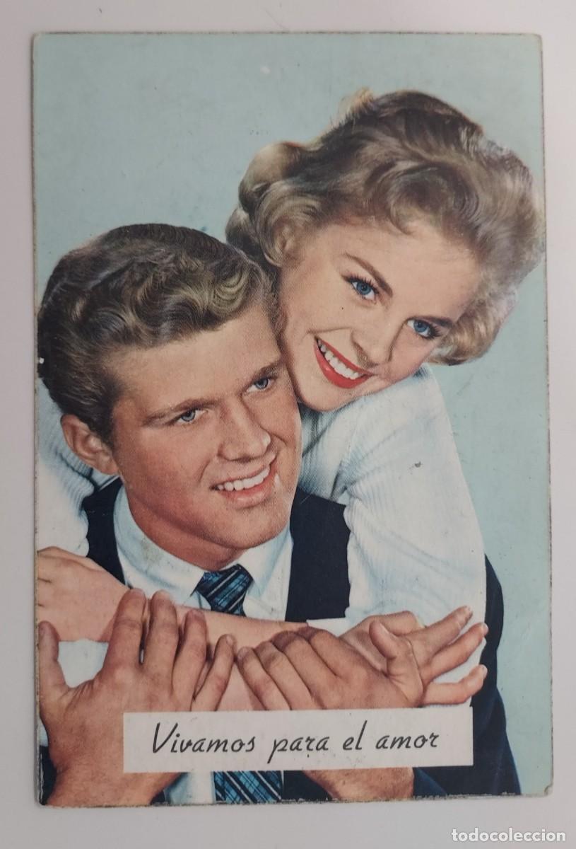 Postales: POSTAL VINTAGE ROMANTICA PAREJA ENAMORADOS VIVAMOS PARA EL AMOR. 1960. ESCRITA. CYZ