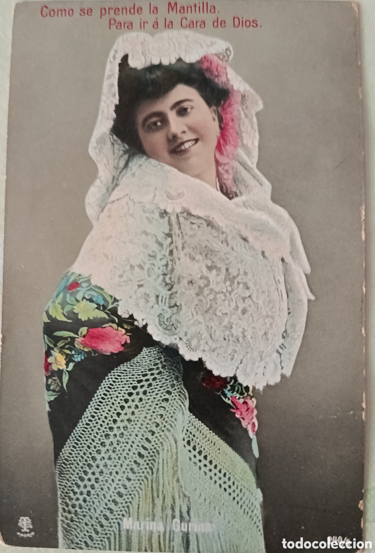 Cartes Postales: Marina Gurina postal 9 X 13 ctms.