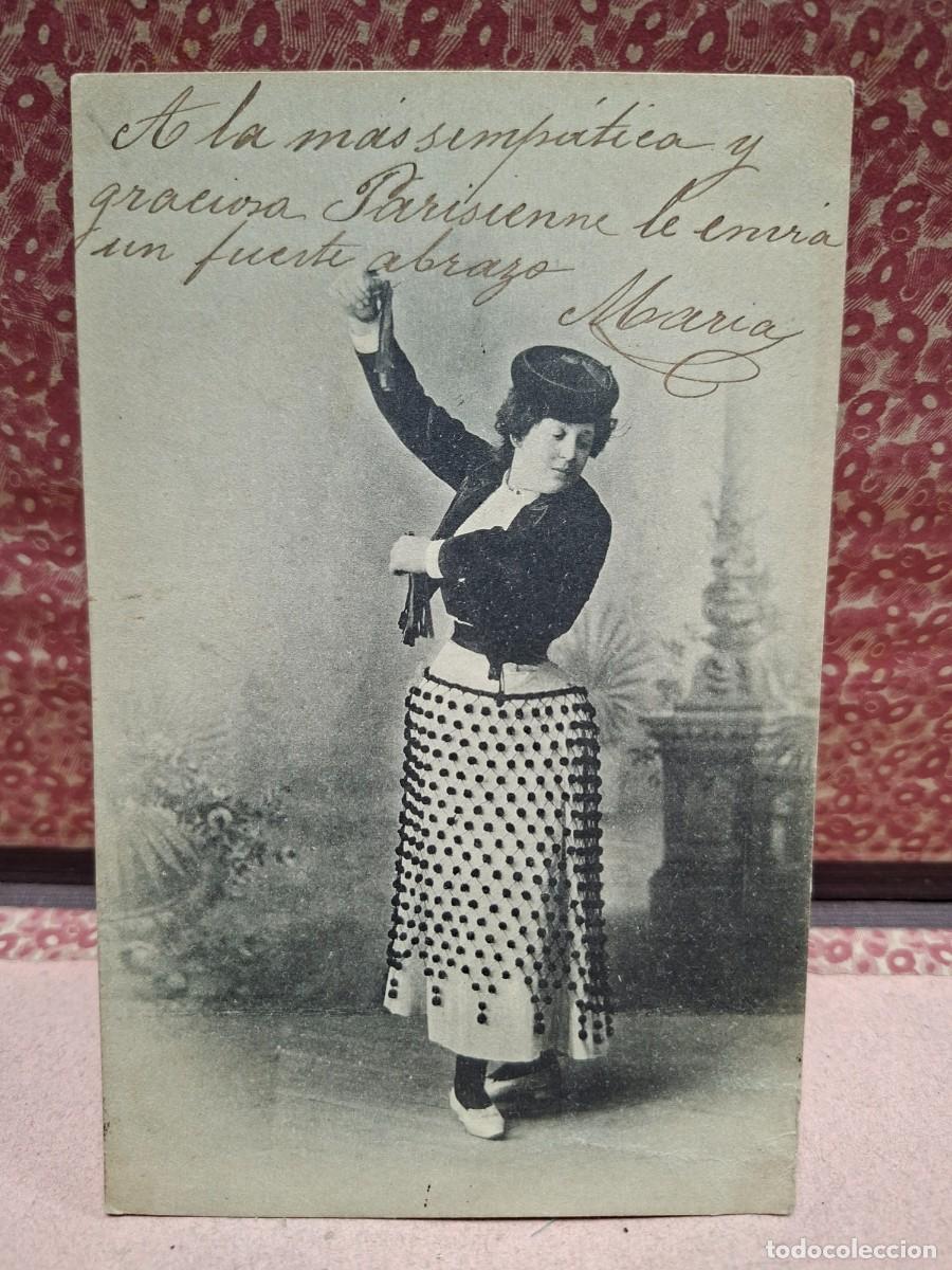 Cartoline: ANTIGUA POSTAL ROMANTICA BAILARINA BELLEZAS DE ESPA&Ntilde;A COLECCION COMPANY