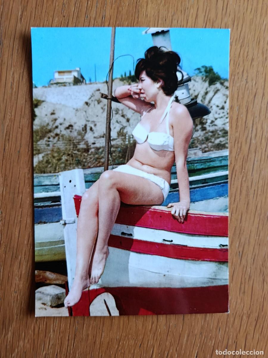 Cartoline: Postal chica en bikini