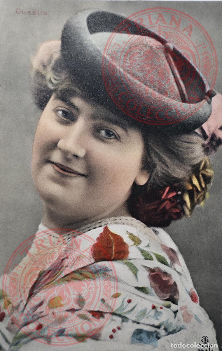 Postales: POSTAL MUJER CON MANTON. GUADIRA TG MADRID 233-4