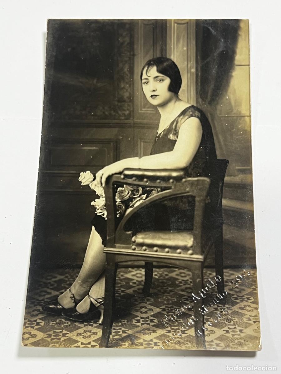 Postales: TARJETA POSTAL. CUBA. MUJER SENTADA. FOTO APOLO.