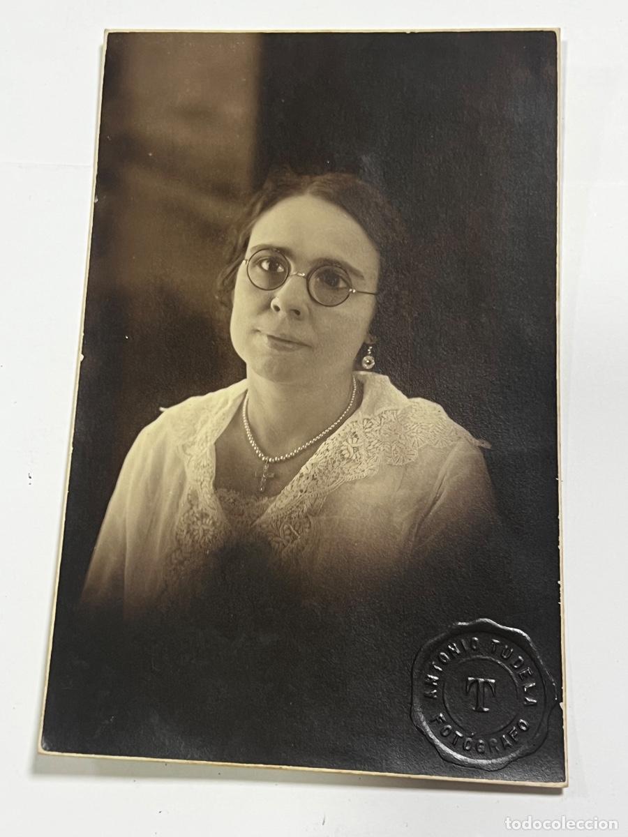 Postales: TARJETA POSTAL. CUBA. MUJER CON GAFAS. FOT&Oacute;GRAFO ANTONIO TUDELA. 1928.