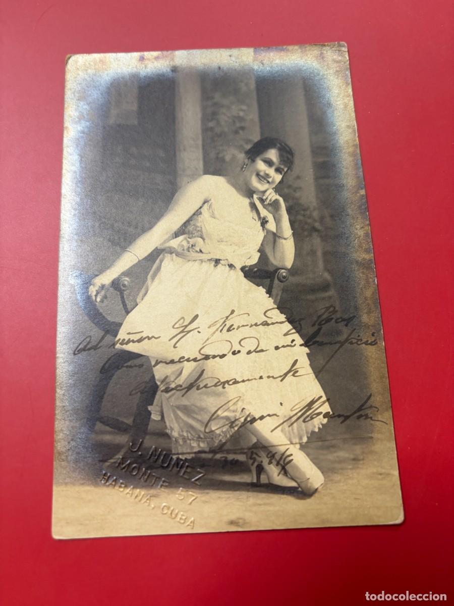 Postales: TARJETA POSTAL - RETRATO DE DAMA - FOT&Oacute;GRAFO J. N&Uacute;&Ntilde;EZ- LA HABANA - CUBA
