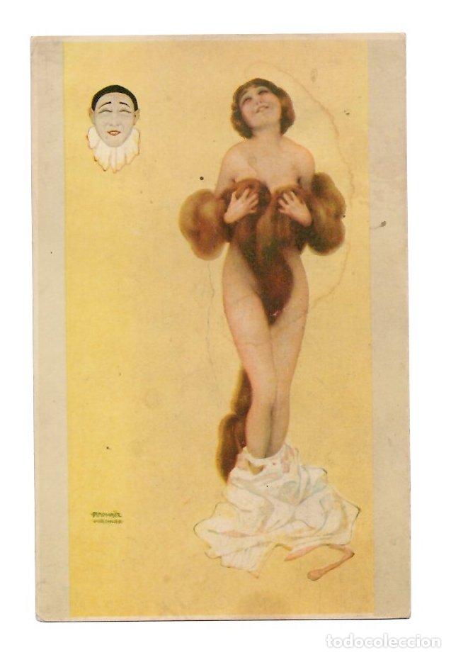 Postales: TARJETA POSTAL EROTICA ILUSTRADA POR RAPHAEL KIRCHNER. EDITIONS ANDR&Eacute; BALLAND. C.1905