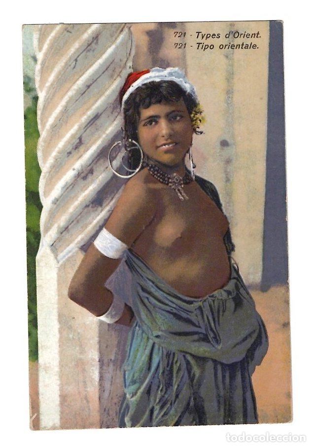 Postales: TARJETA POSTAL EROTICA TYPES D'ORIENT TIPO ORIENTALE. 721