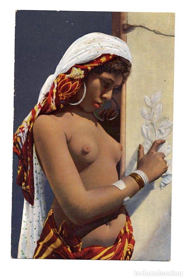 Postales: TARJETA POSTAL EROTICA BELLEZA MARROQUI. N&ordm; 45 FOT. LEHNERT