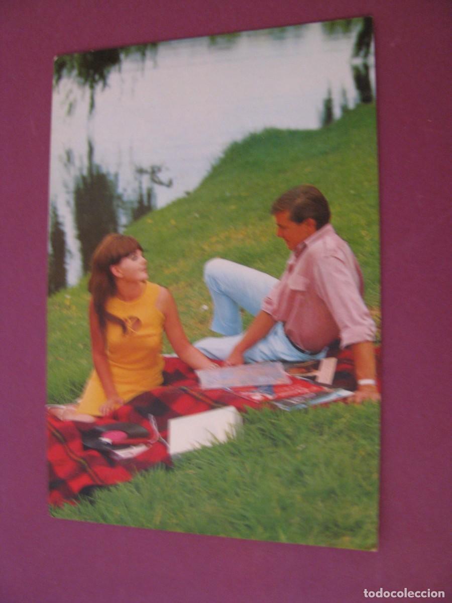 Postales: POSTAL DE UNA PAREJA. PRIMAVERA. BERGAS