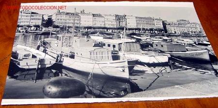 Postales: ANTIGUA POSTAL DE LA CORU&Ntilde;A .- DARSENA - Foto 1