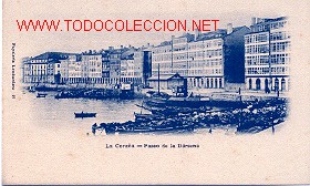 Postales: LA CORU&Ntilde;A. POSTAL ANTIGUA. A&Ntilde;O 1900. - Foto 1