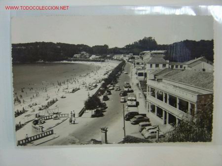 Postales: SANGENJO Avda. del Generalisimo - Foto 1